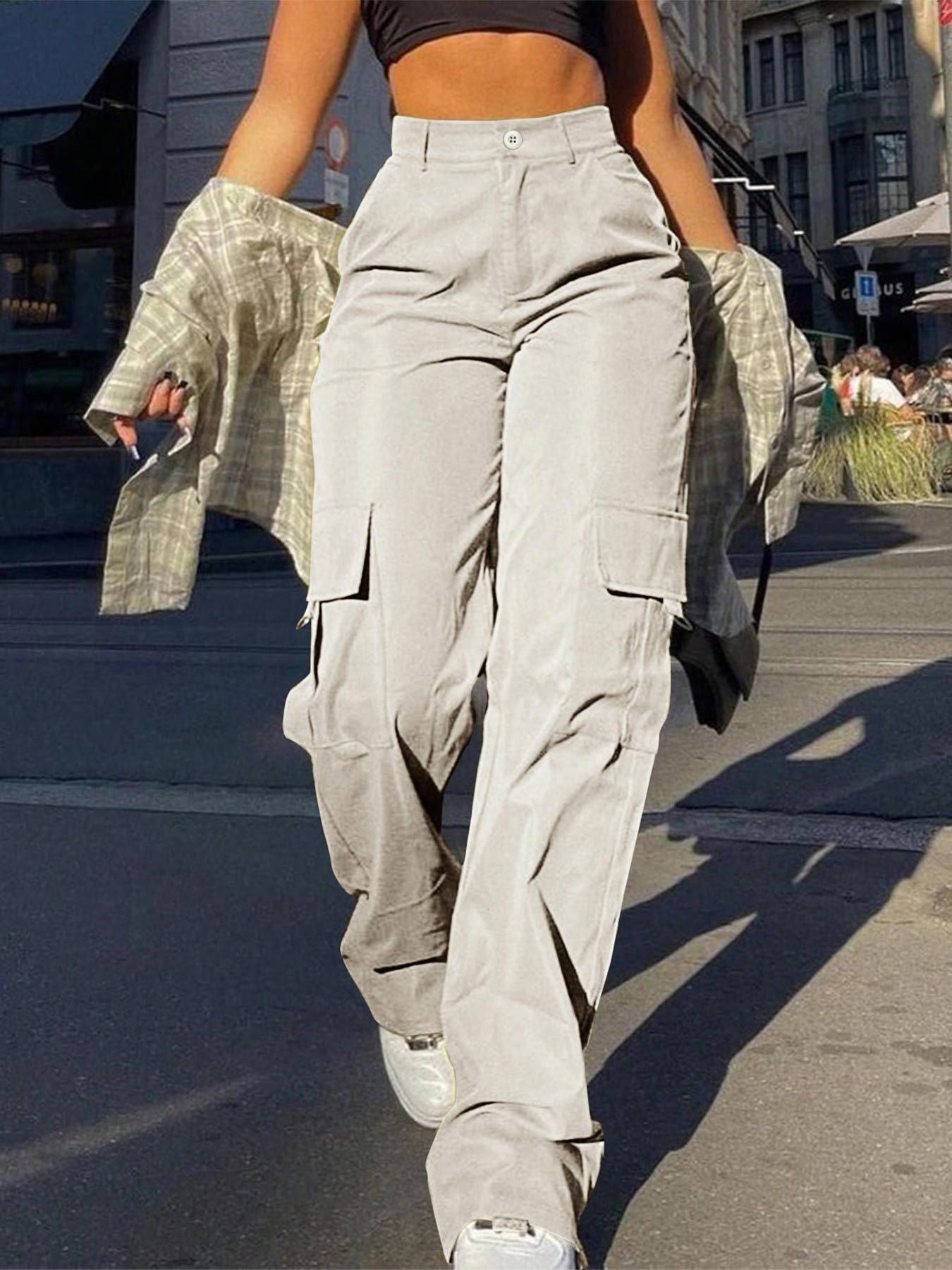 Women's Straight Leg Cargo Pants