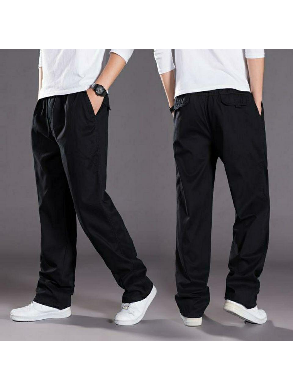 Men's Cargo Pants Straight Fit Triacetate Fiber
