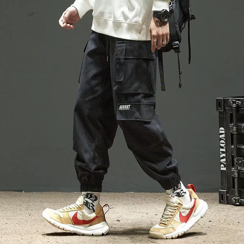 Mens Casual Cargo Jogger Pants