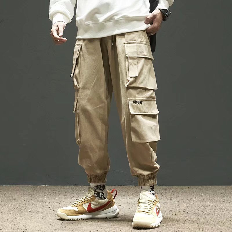 Mens Casual Cargo Jogger Pants