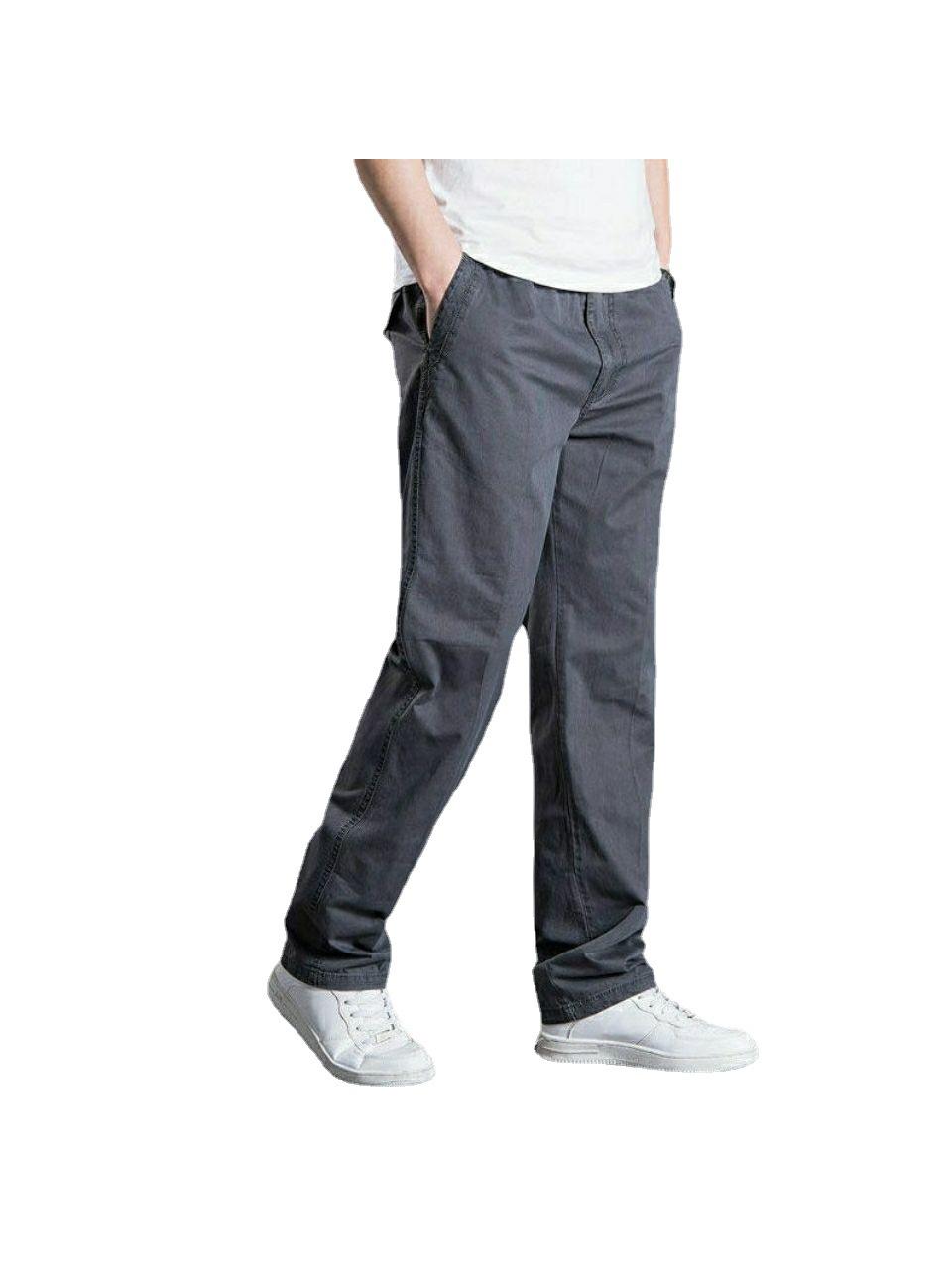 Men's Cargo Pants Straight Fit Triacetate Fiber