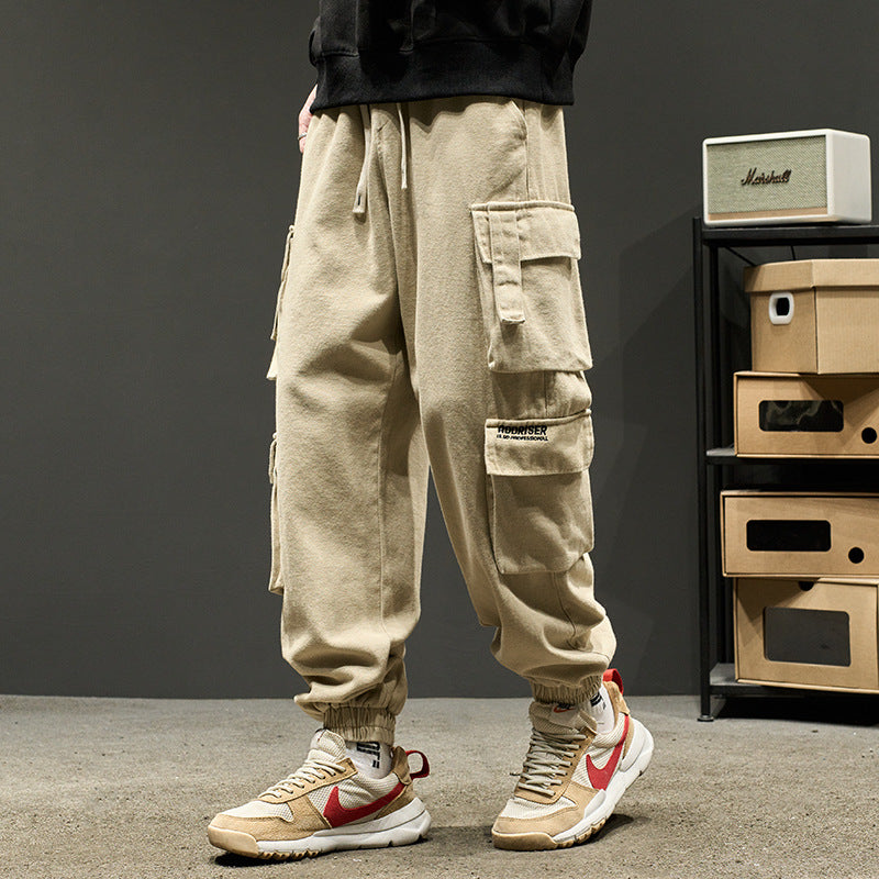 Mens Casual Cargo Jogger Pants