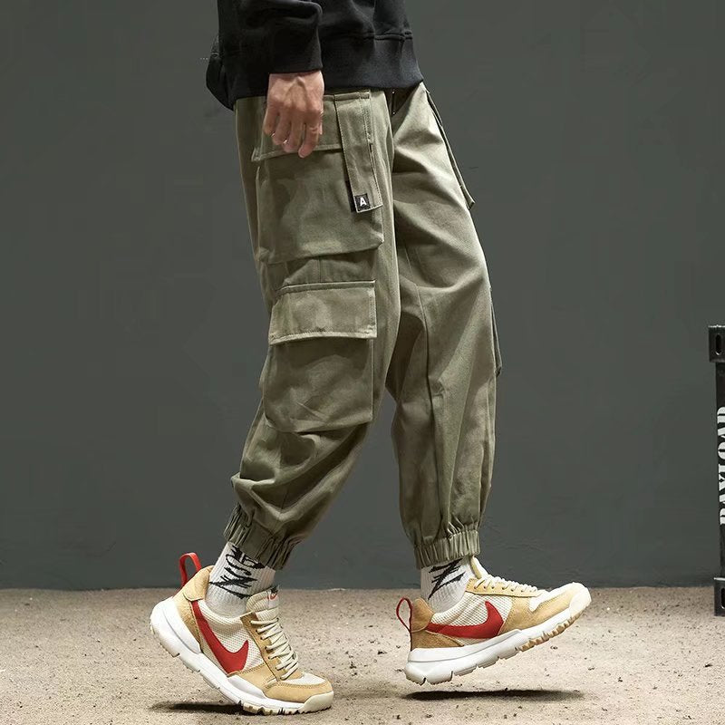 Mens Casual Cargo Jogger Pants