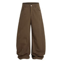 Star Letter Embroidery Loose Wide-Leg Pants